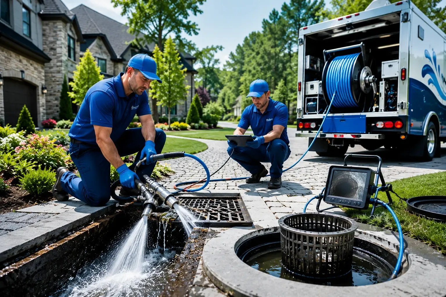 Local outdoor drain cleaning professionals in Woodstock, IL