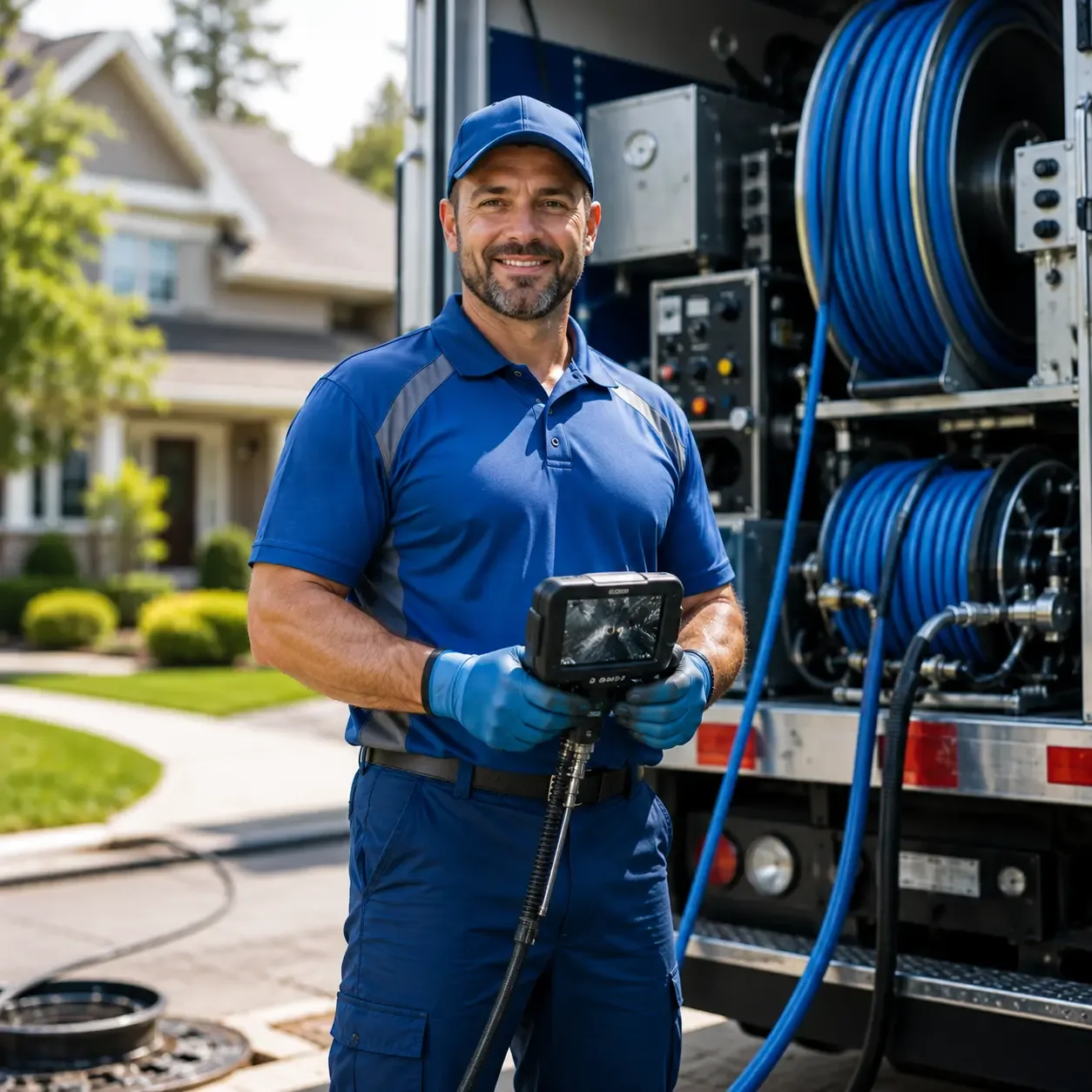 Local outdoor drain cleaning specialists in Woodstock, IL